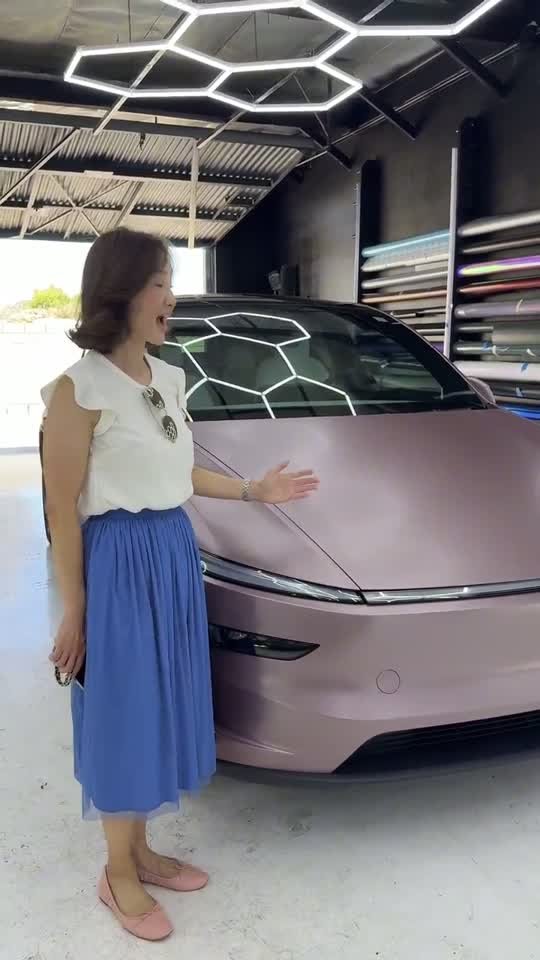 Verified customer — Satin pink colour change at All Wraps Long Beach