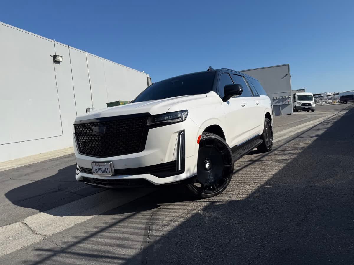 Vehicle with blacked-out chrome trim finished at All Wraps Long Beach