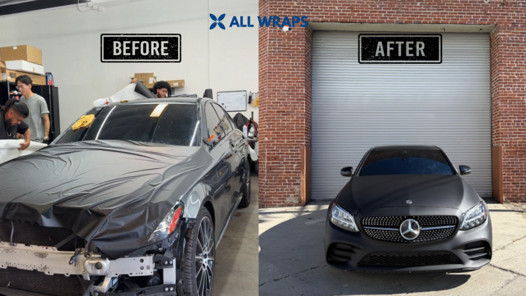 Matte Black – The Bold Classic Mercedes Benz C300 Mate Black