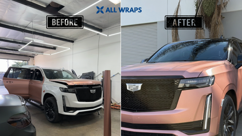 Cadillac Escalade KPMF K75500 Metro Satin Rose Gold