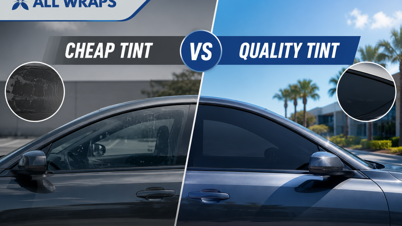 Window Tint: Cheap vs Quality – Is Saving Money Really Worth It?